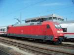 Baureihe 101/99394/101-077-6-am-11062008-in-saarbruecken 101 077-6 am 11.06.2008 in Saarbrcken Hbf