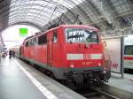 Baureihe 111/99579/111-007-1-am-16042009-in-frankfurtmain 111 007-1 am 16.04.2009 in Frankfurt(Main) Hbf